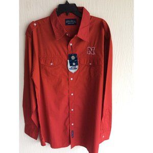 NWT Nebraska Cornhuskers Offical NCAA Mens Shirt, Size L